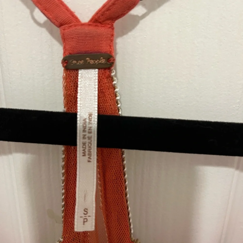 Free People One Enchanted Evening Open Back Beaded Dress S/P - Picture 10 of 13